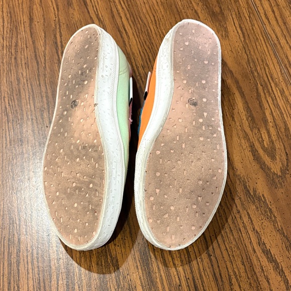 Charlotte Stone Orange and Green Slip-On Sneakers - Archie - Picture 4 of 5